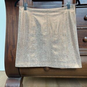 Free People Pink Shimmer Mini Skirt